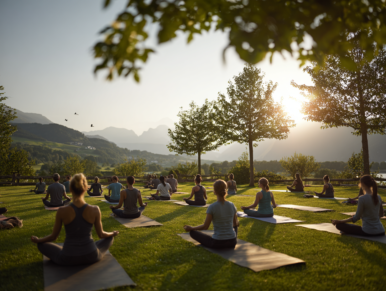 Сімейна йога-сесія в затишному приміщенні з природним освітленням